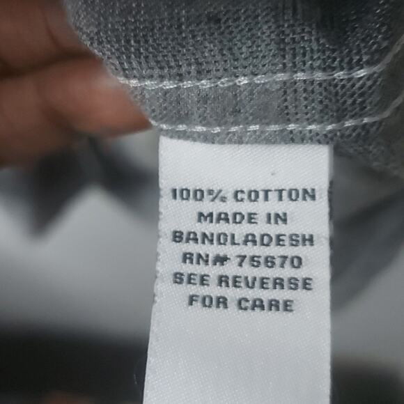 Thread & Cloth Gray Plaid Long Sleeve Button Down L Western Cabincore Fisherman - Picture 8 of 10